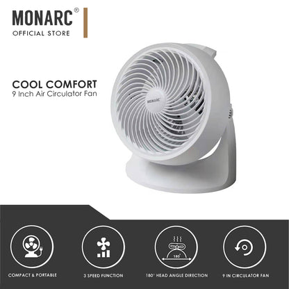 Cool Comfort 9 Inch Air Circulator Fan