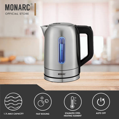 FastBoil° Cordless Electric Stainless Steel Kettle 1.7L