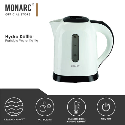 Hydro Cordless Electric Kettle 1.5L