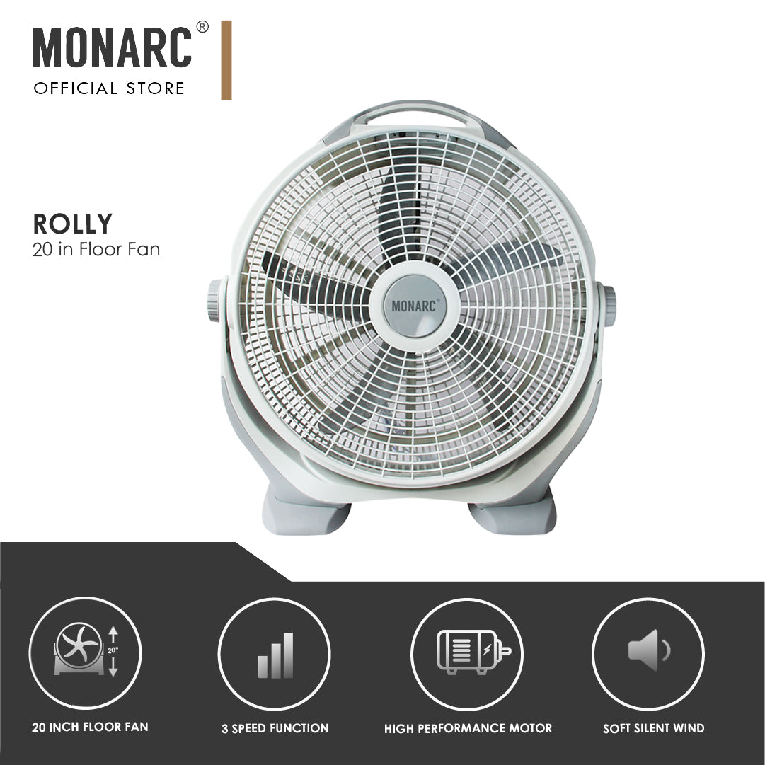 Rolly 20 Inch Floor Fan