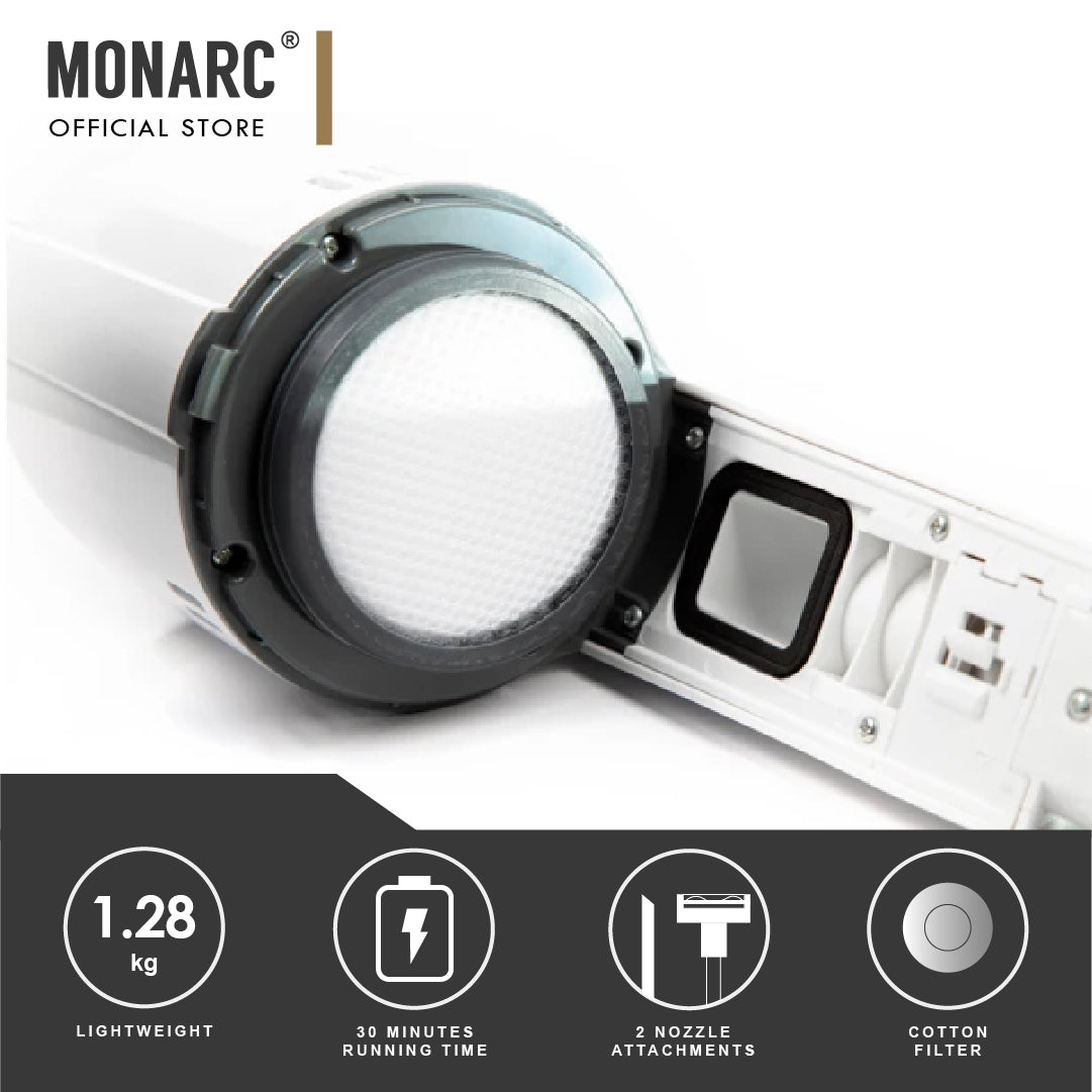 Monarc cordless stick vacuum review online