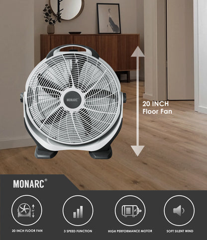 Rolly 20 Inch Floor Fan